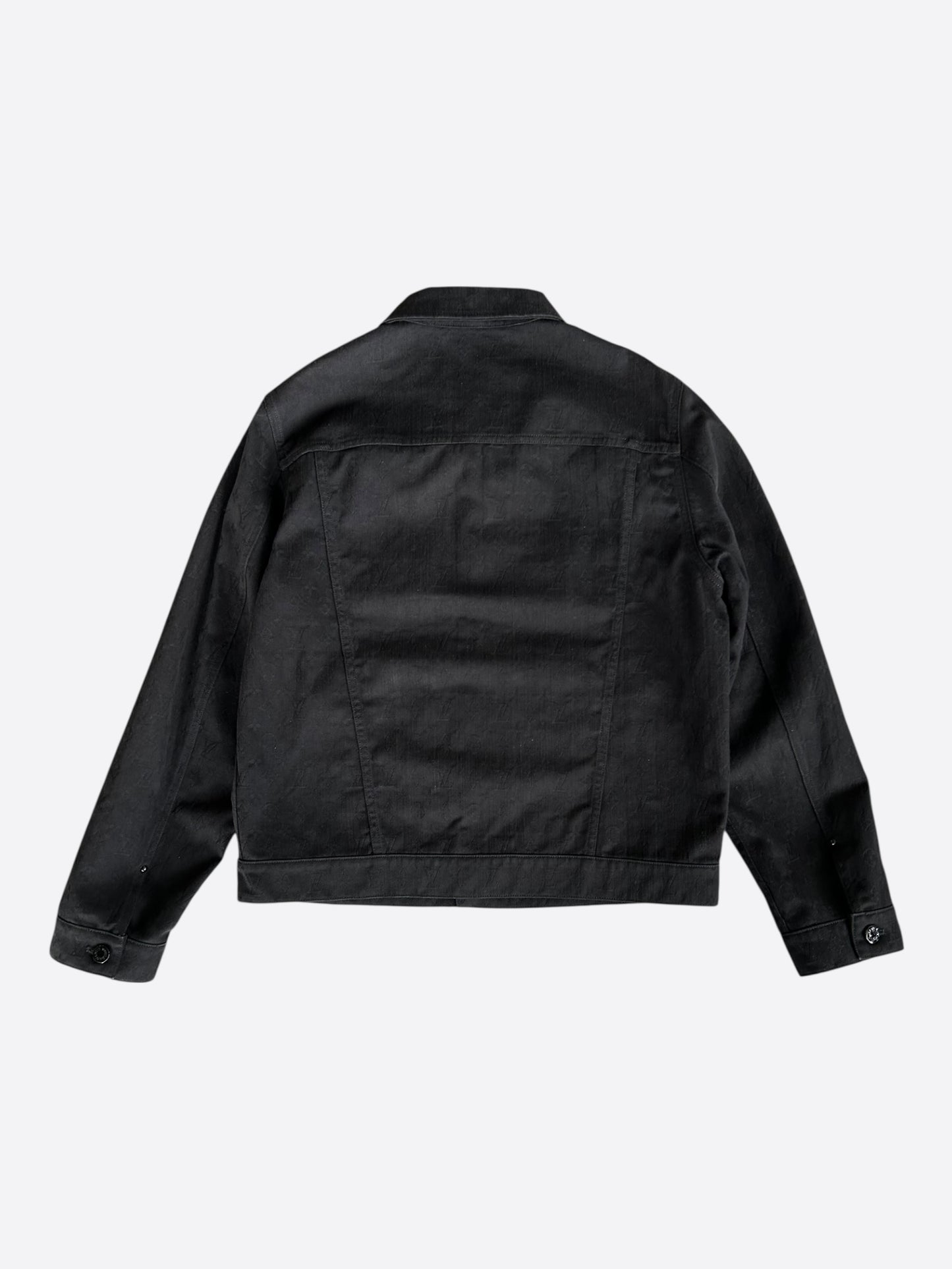 Louis Vuitton Black Monogram Denim Jacket