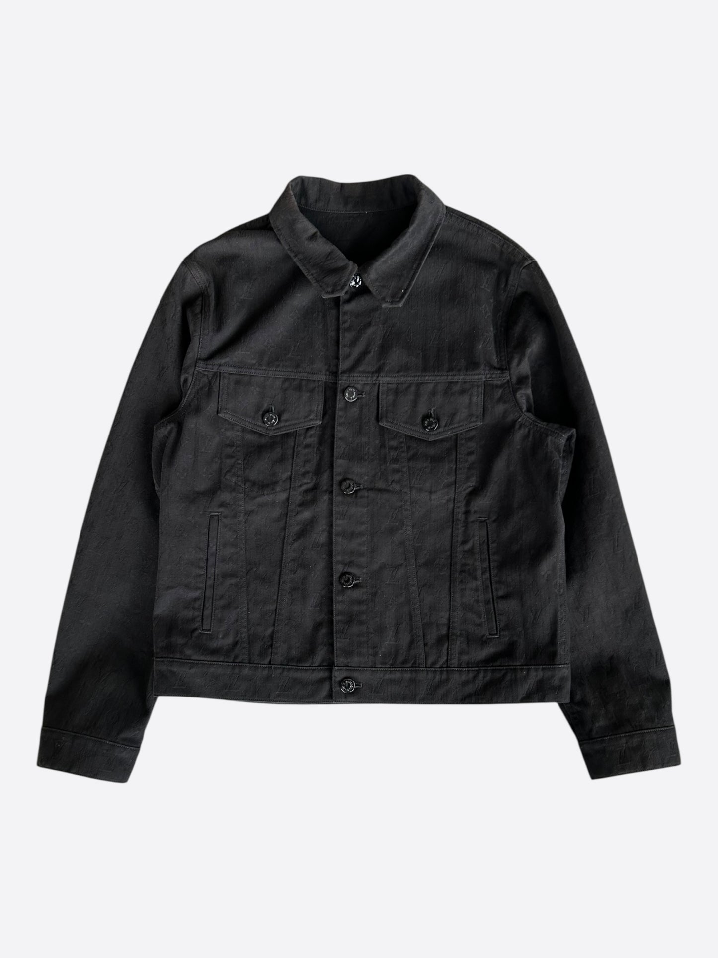 Louis Vuitton Black Monogram Denim Jacket