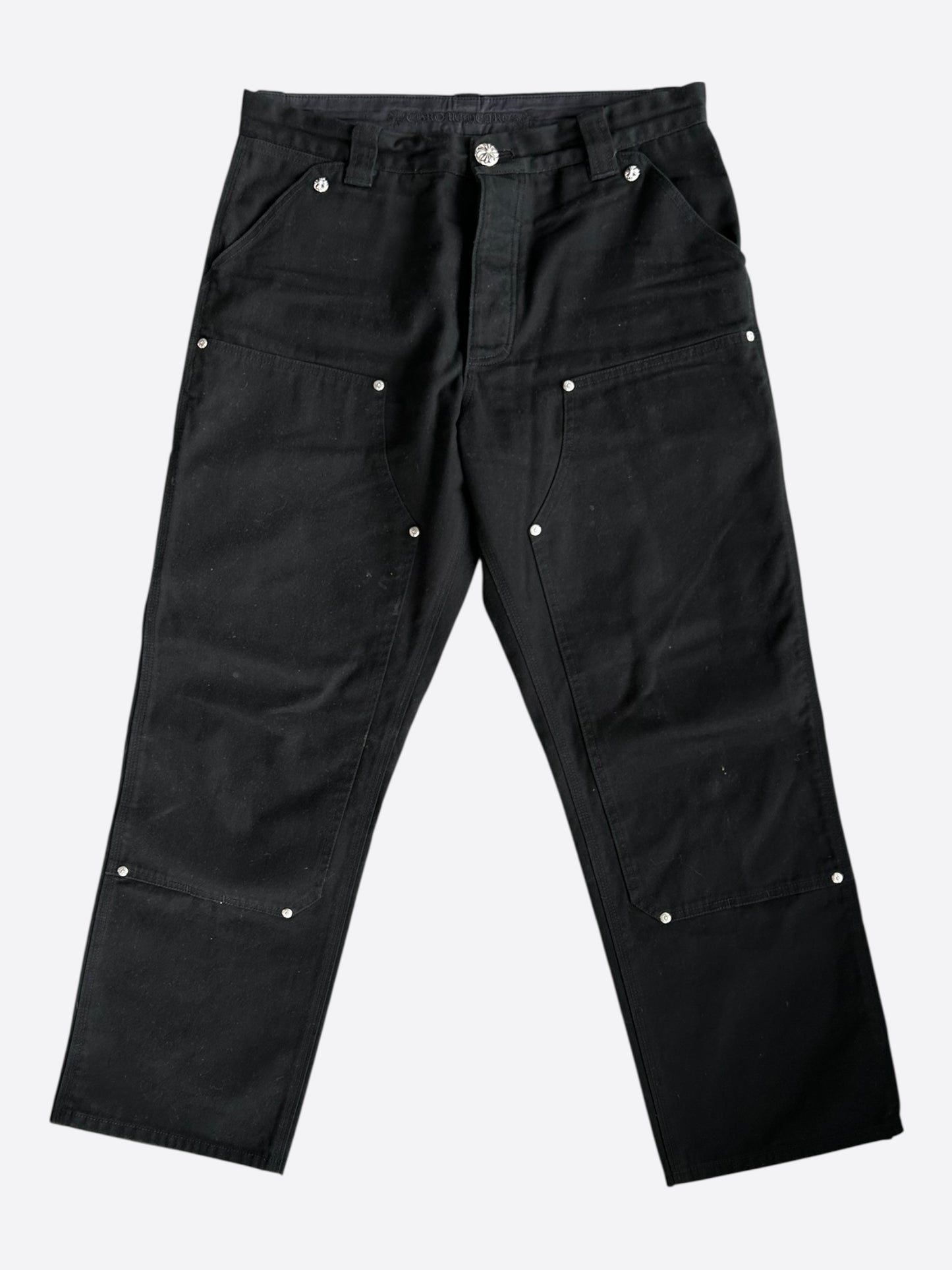 Chrome Hearts Black Carpenter Pants