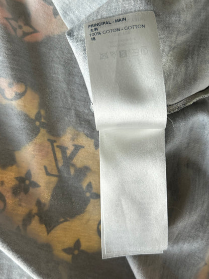 Louis Vuitton Navy Tie-Dye Camo Monogram T-Shirt
