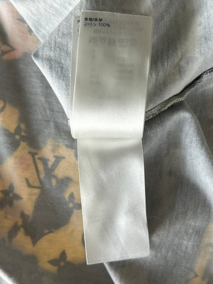 Louis Vuitton Navy Tie-Dye Camo Monogram T-Shirt