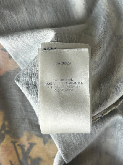 Louis Vuitton Navy Tie-Dye Camo Monogram T-Shirt