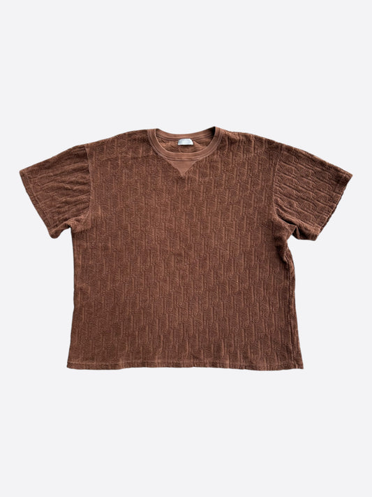 Dior Brown Oblique Towel T-Shirt