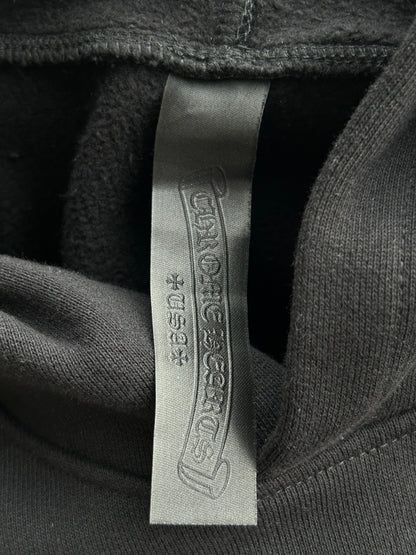 Chrome Hearts Black Triple Cross Patch Paper Jam Hoodie