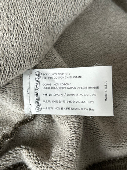 Chrome Hearts Khaki & Black Embroidered Logo Hoodie