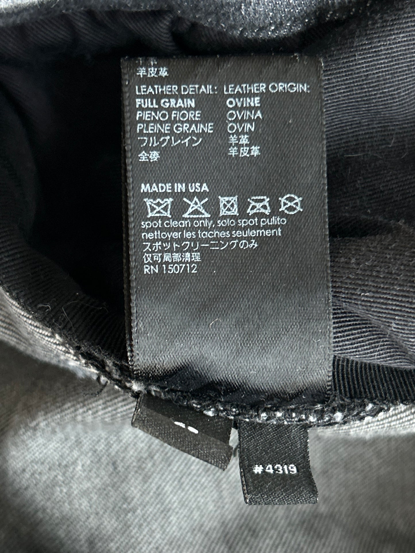 Amiri Storm Grey & Black Patch MX1 Jeans