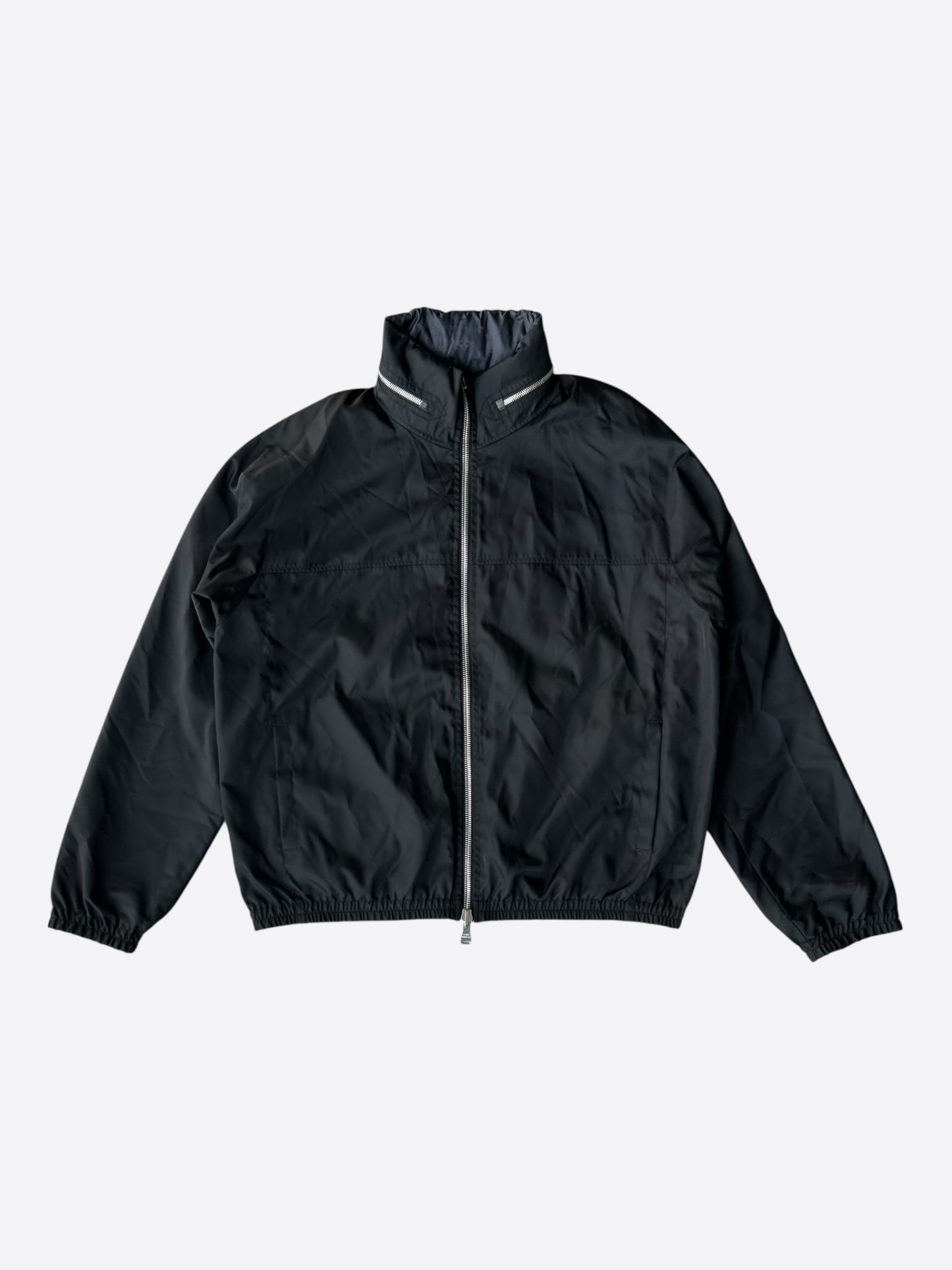 Louis Vuitton Navy & Black Monogram Reversible Windbreaker