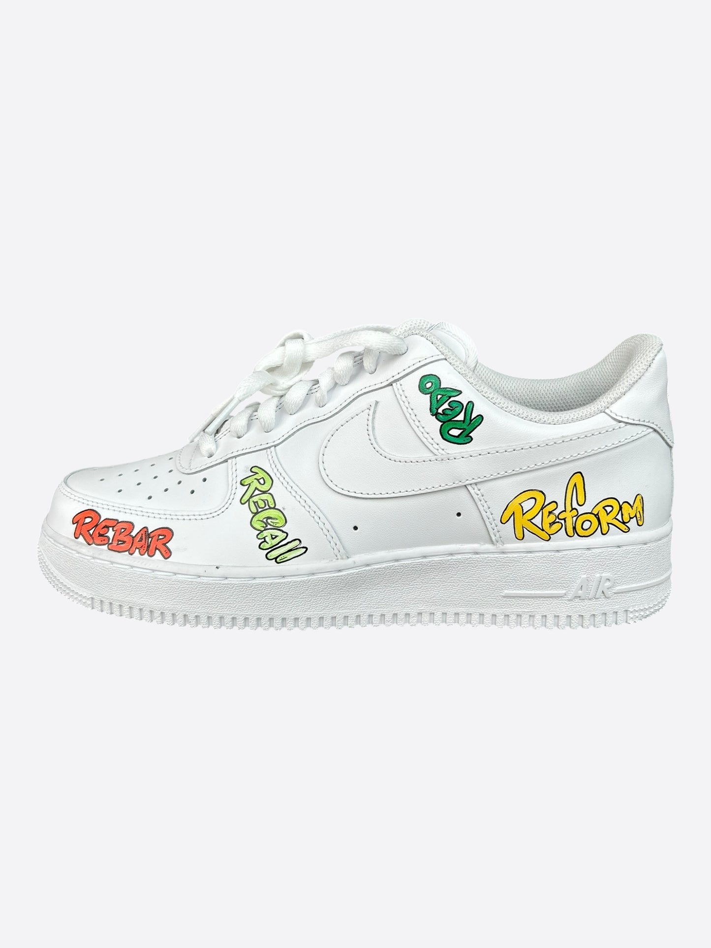 Matty Boy Nike White Hand Painted Air Force 1