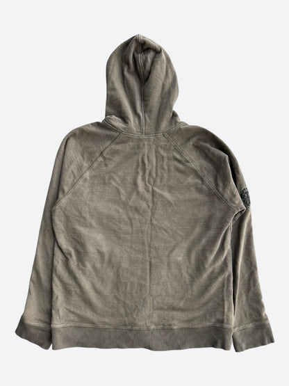 Chrome Hearts Khaki & Black Embroidered Logo Hoodie