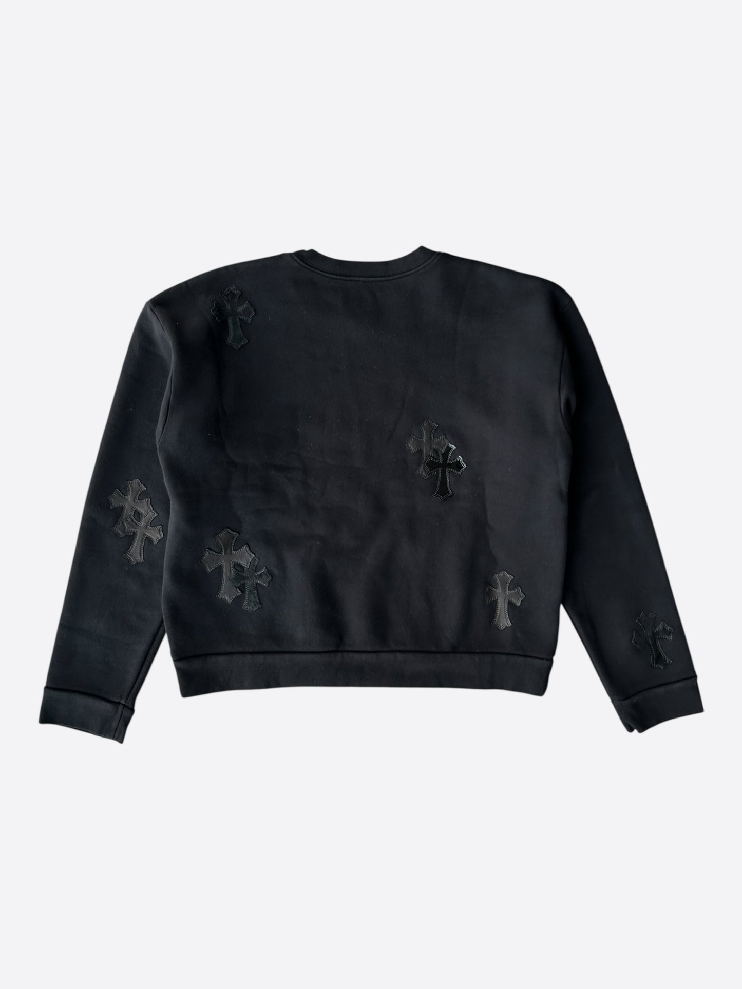Chrome Hearts Black Cross Patch Sweater