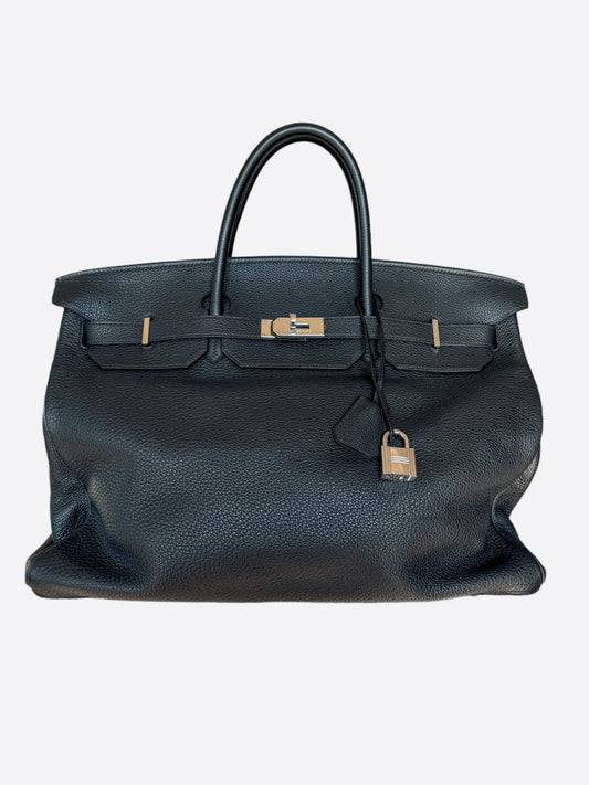 Hermes Black Epsom Birkin 50