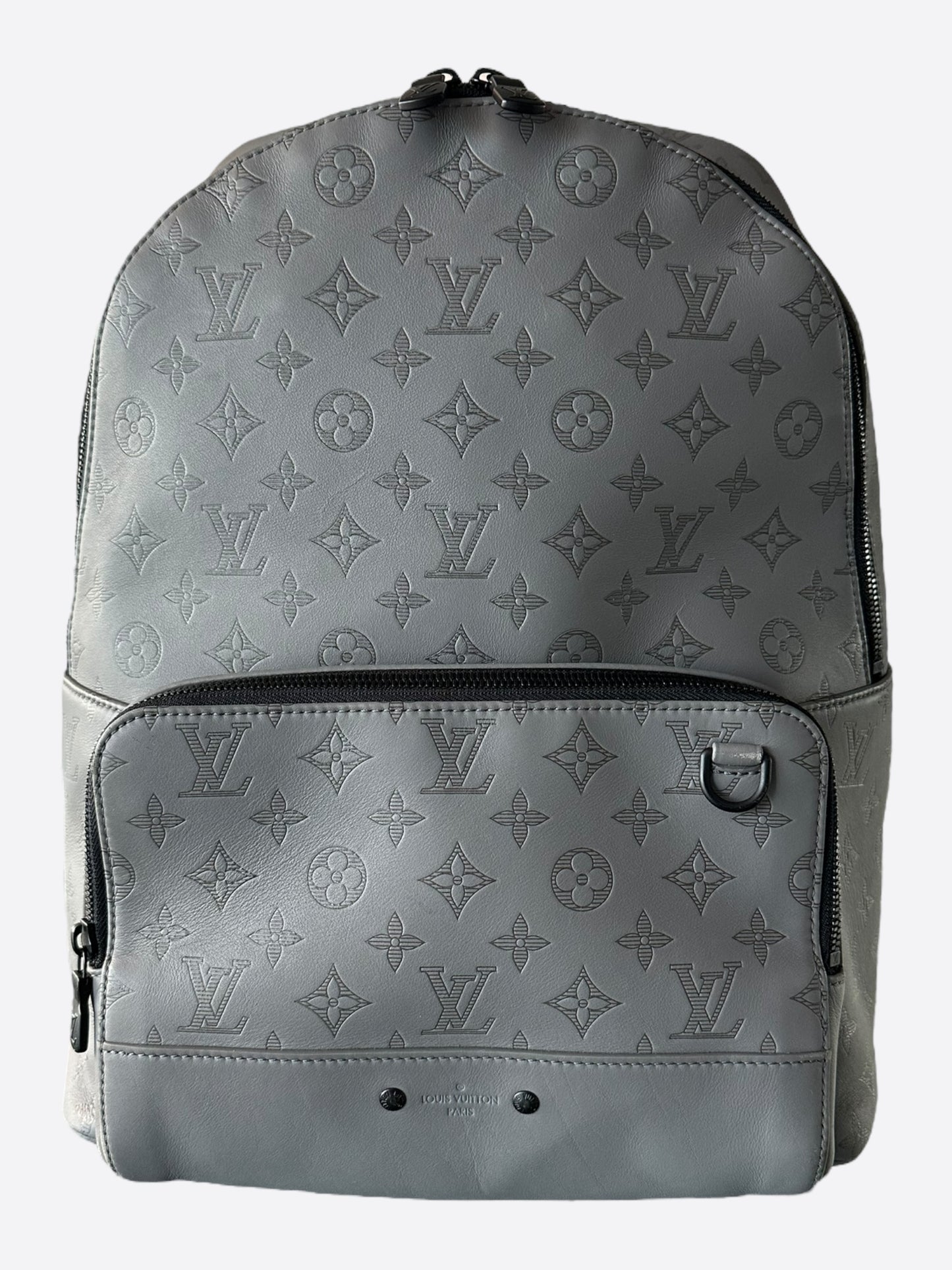 Louis Vuitton Grey Shadow Monogram Racer Backpack – Savonches