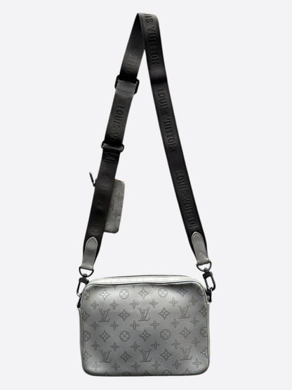 Louis Vuitton Grey Shadow Monogram Duo Messenger