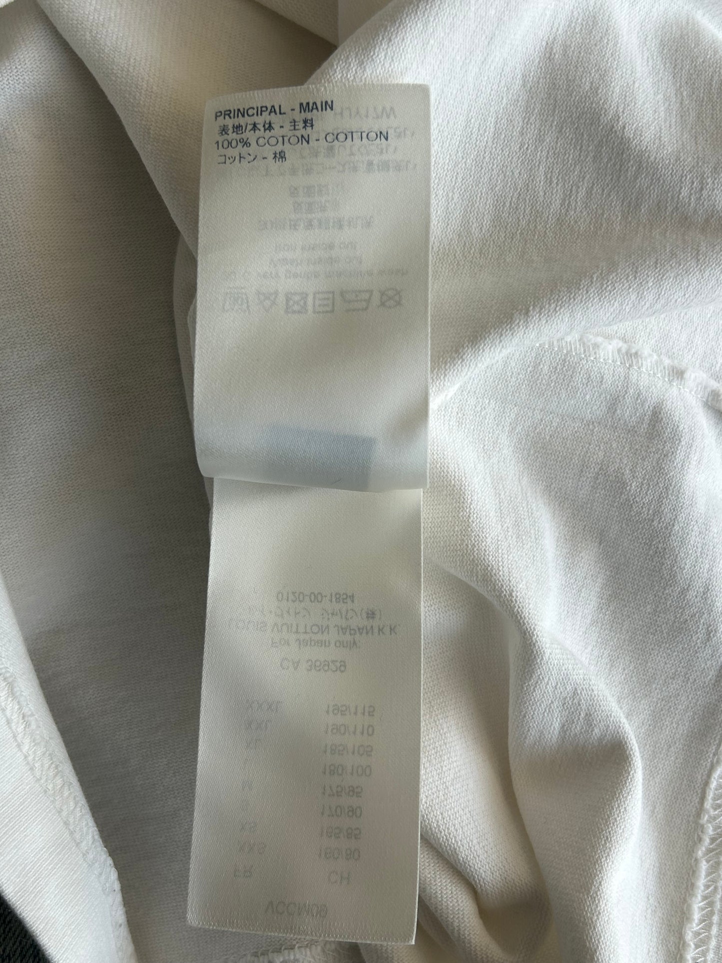 Louis Vuitton White Pont Neuf Embroidered T-Shirt