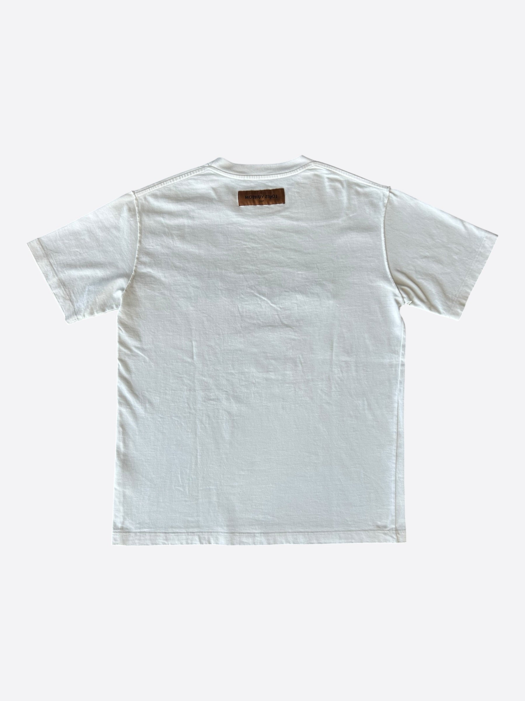 Louis Vuitton White Pont Neuf Embroidered T-Shirt – Savonches