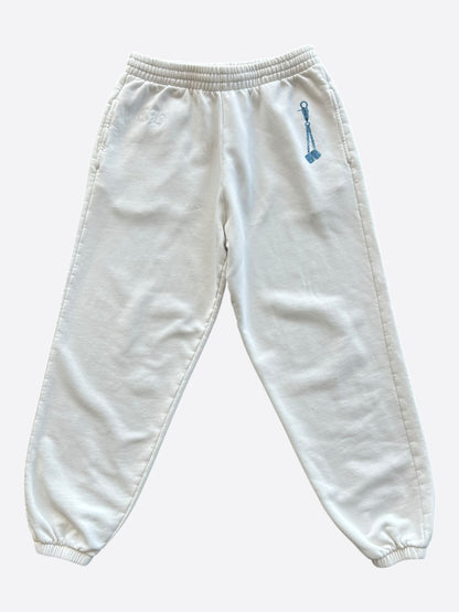 Chrome Hearts White & Blue Las Vegas Dice Sweatpants