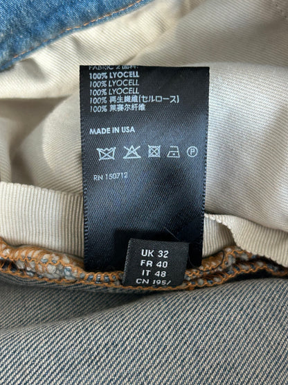 Amiri Clay Indigo Broken Distressed Jeans