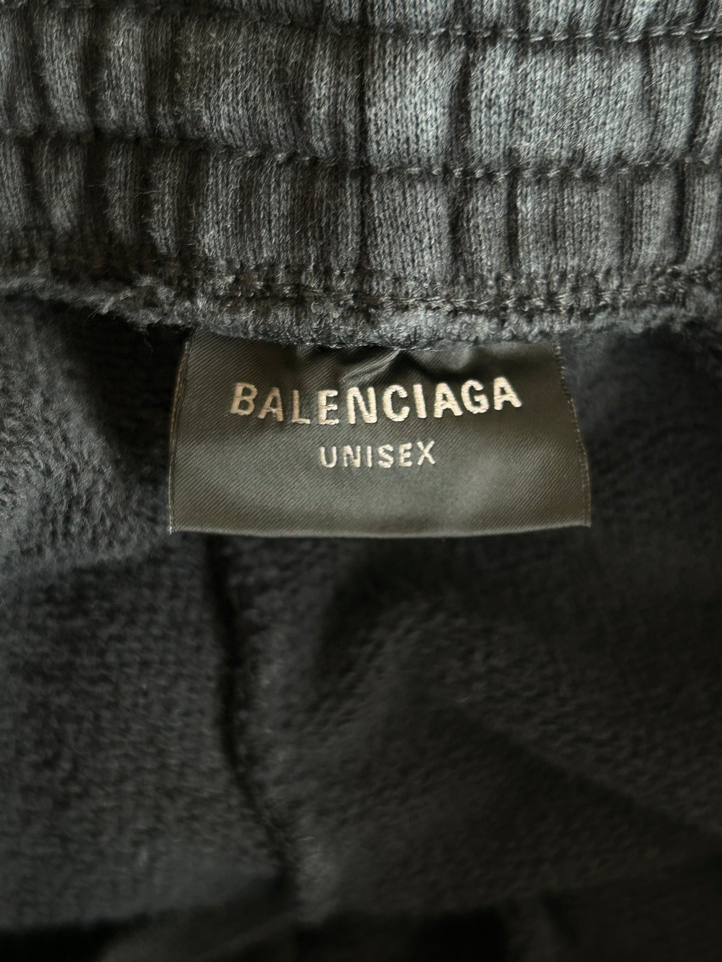 Balenciaga Black & White BB Logo Sweatpants