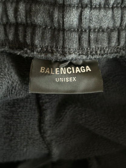 Balenciaga Black & White BB Logo Sweatpants