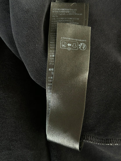 Balenciaga Black & White 3B Sports Logo Zip Up Hoodie