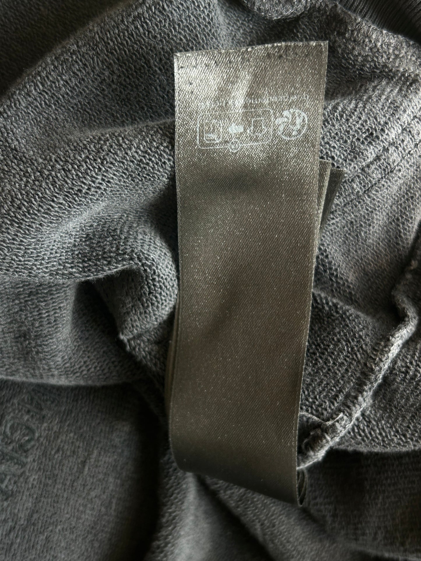 Balenciaga Washed Black Paris Liberty Graphic Hoodie