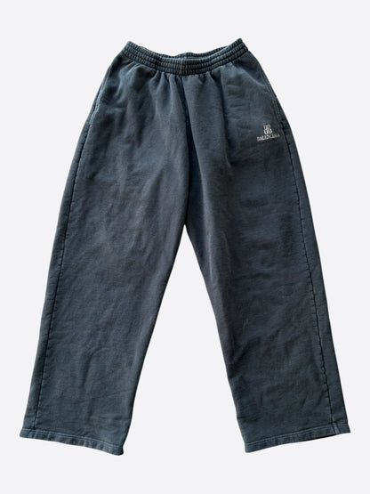 Balenciaga Black & White BB Logo Sweatpants