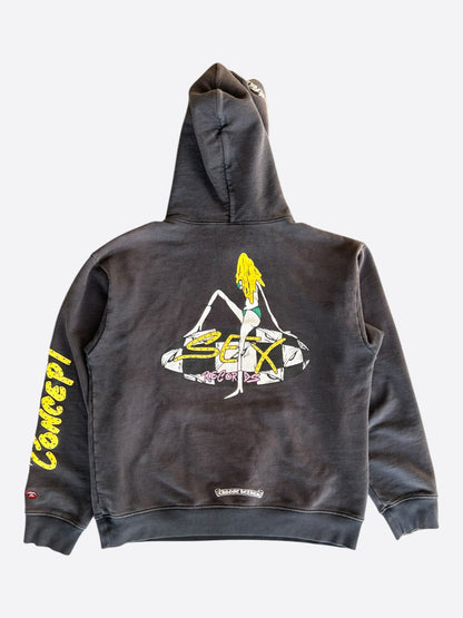 Chrome Hearts Matty Boy Black Sex Records Logo Hoodie
