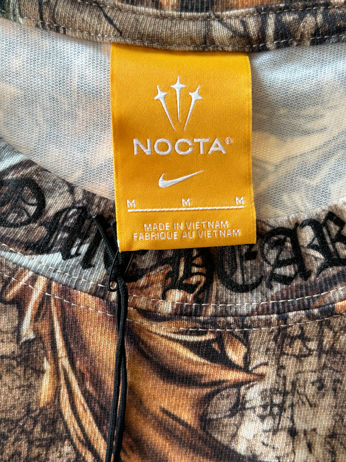 Chrome Hearts Nike NOCTA Camouflage Horseshoe Logo T-Shirt