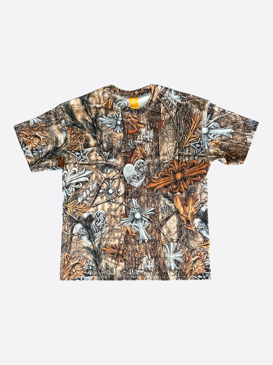 Chrome Hearts Nike NOCTA Camouflage Horseshoe Logo T-Shirt