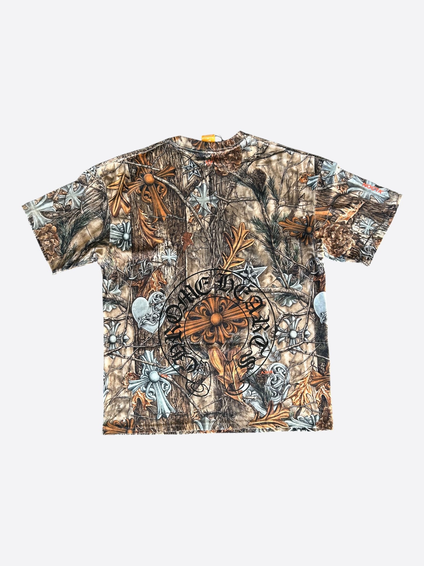 Chrome Hearts Nike NOCTA Camouflage Horseshoe Logo T-Shirt