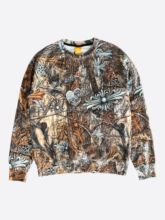 Chrome Hearts Nike NOCTA Camouflage Horseshoe Logo Sweater