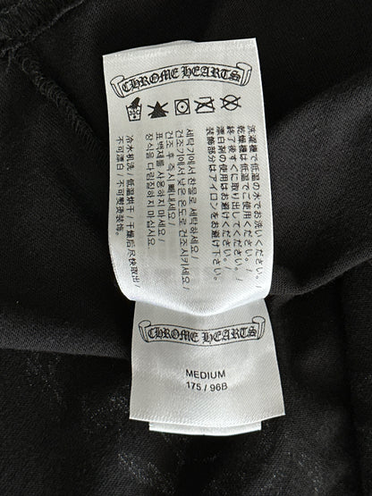 Chrome Hearts Black & White Miami Horseshoe Logo T-Shirt