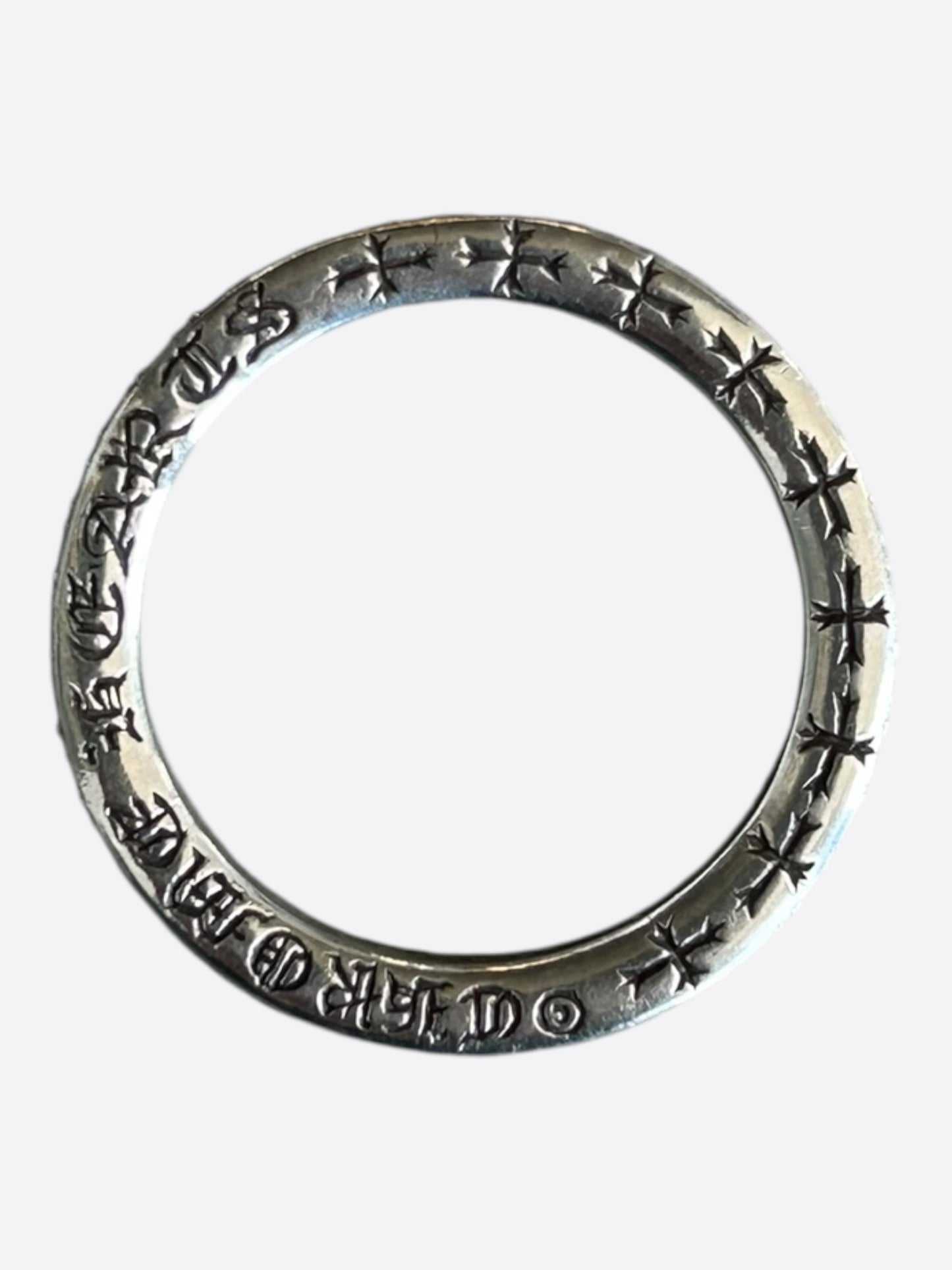 Chrome Hearts Silver & Ruby True F*cking Love Ring