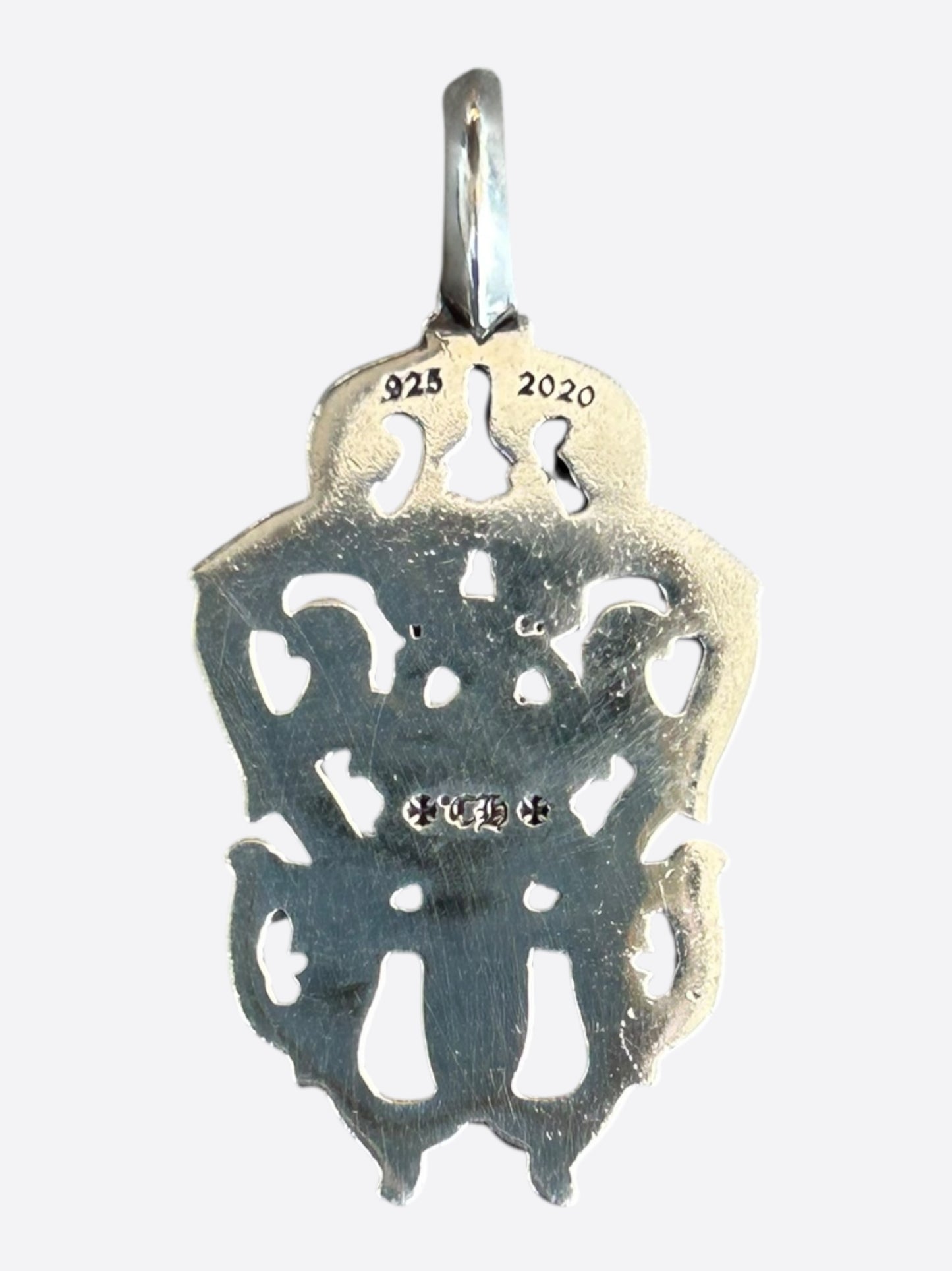 Chrome Hearts Silver Vine & Dagger Pendant