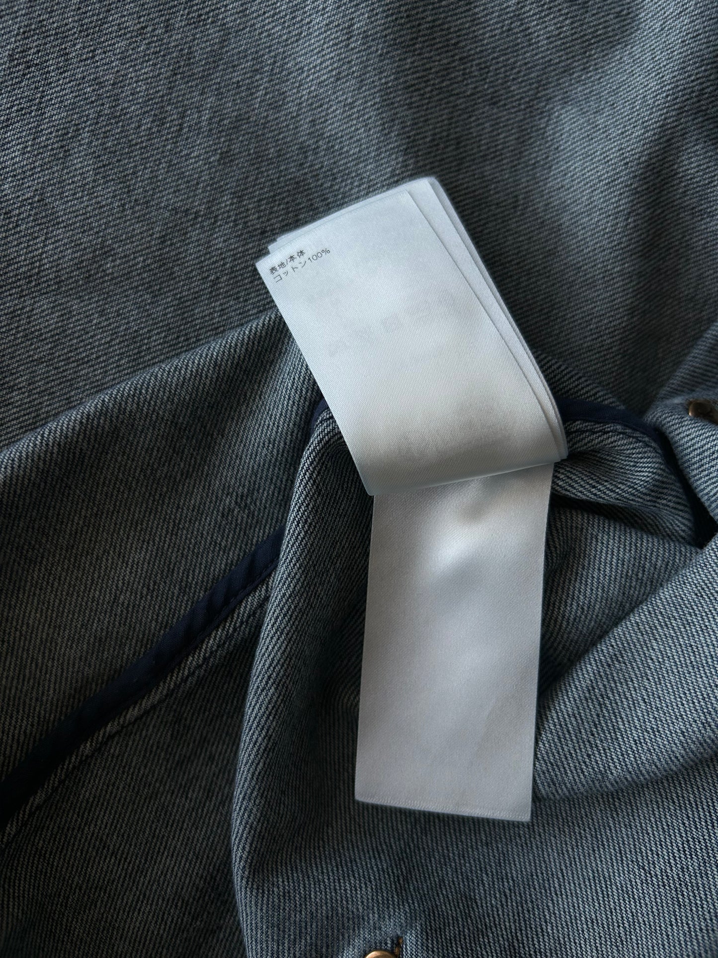 Louis Vuitton Blue Map Monogram Denim Button Up Shirt