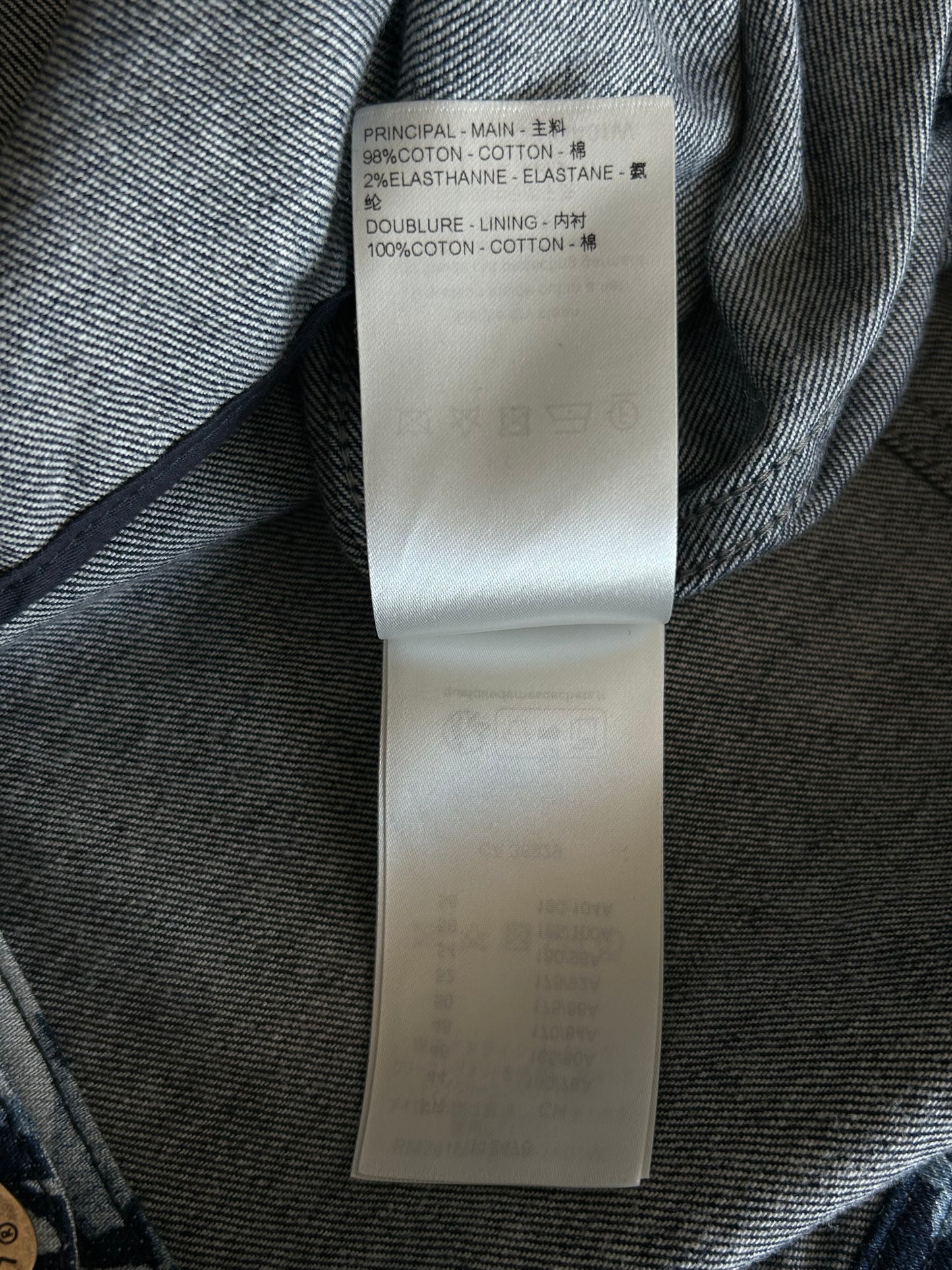 Louis Vuitton Blue Floral Monogram Denim Jacket