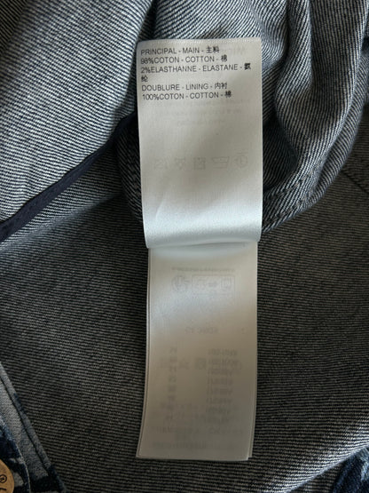 Louis Vuitton Blue Floral Monogram Denim Jacket