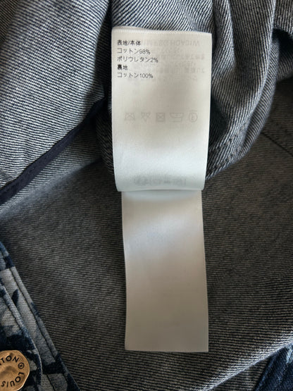 Louis Vuitton Blue Floral Monogram Denim Jacket