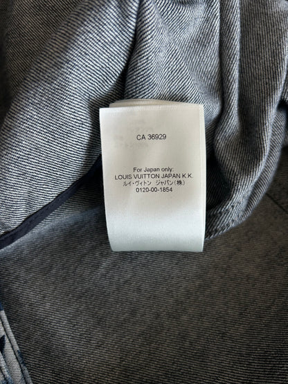 Louis Vuitton Blue Floral Monogram Denim Jacket