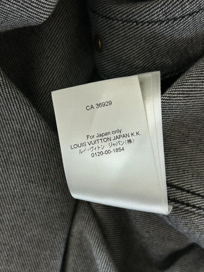 Louis Vuitton Grey Star Monogram Denim Baseball Jersey