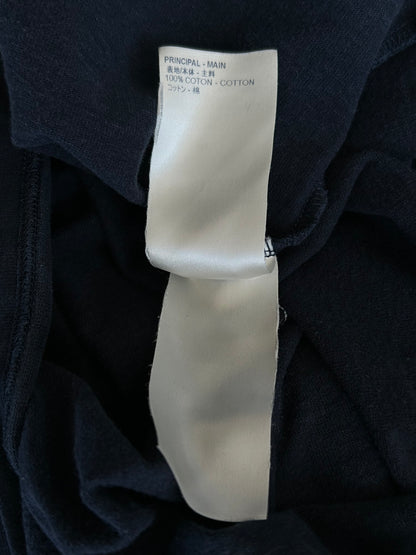 Louis Vuitton Navy & White Flower Logo Embroidered T-Shirt