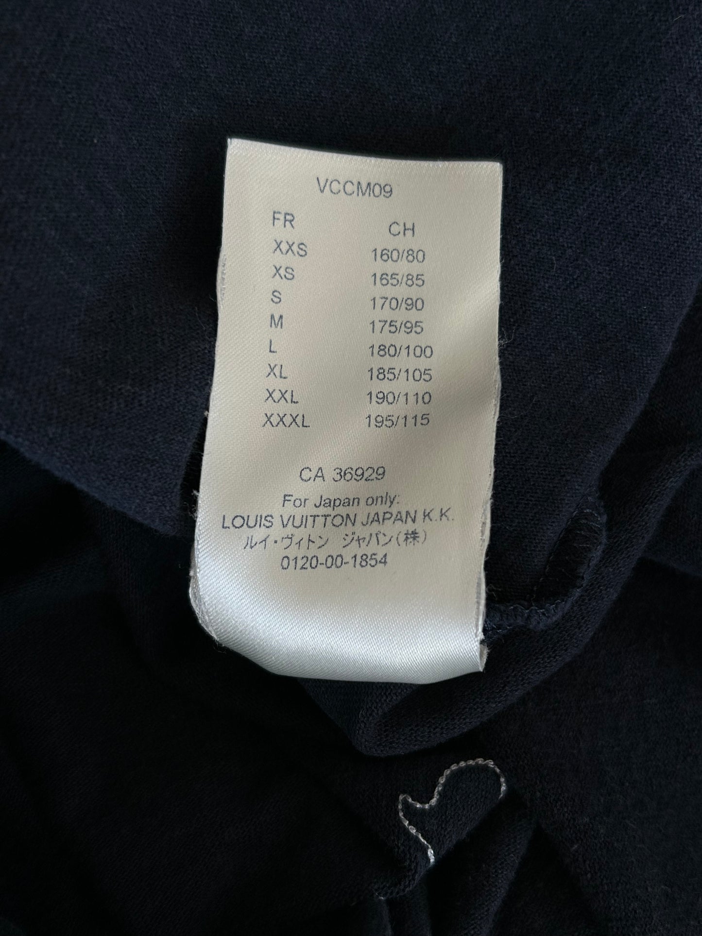 Louis Vuitton Navy & White Flower Logo Embroidered T-Shirt