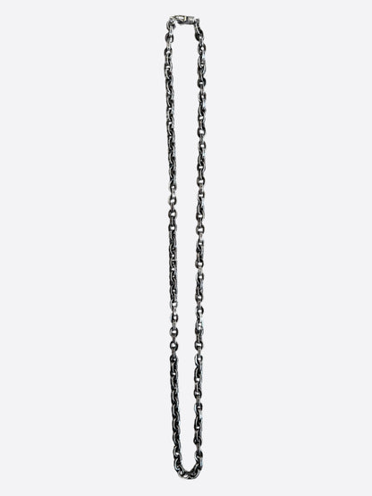 Chrome Hearts Silver Paperchain Necklace