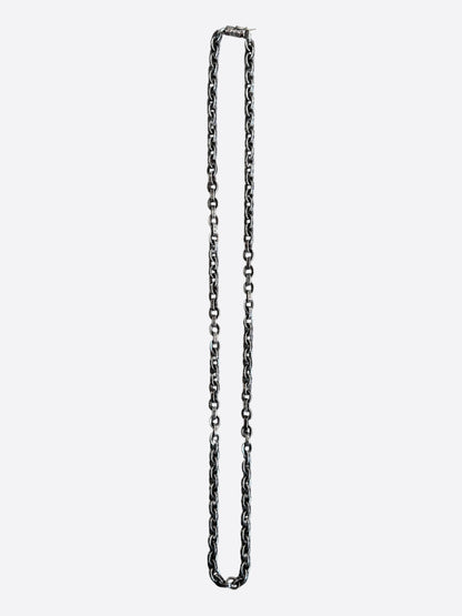 Chrome Hearts Silver Paperchain Necklace