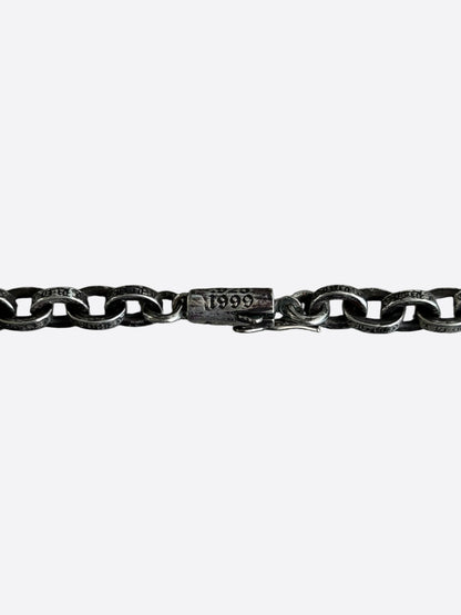 Chrome Hearts Silver Paperchain Necklace