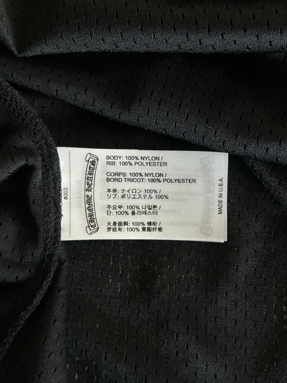 Chrome Hearts Black & White Floral Nylon Mesh Longsleeve Jersey