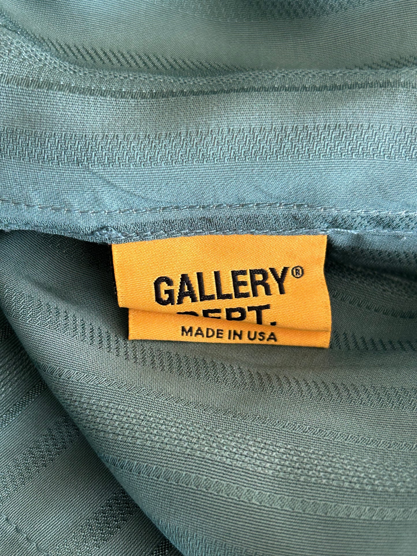 Gallery Dept Green Mechanic Short Sleeve Button Up Shirt