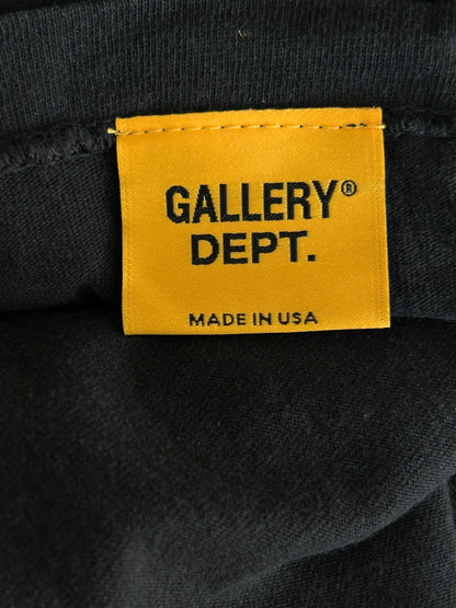 Gallery Dept Black & Yellow Dept Classic Logo T-Shirt