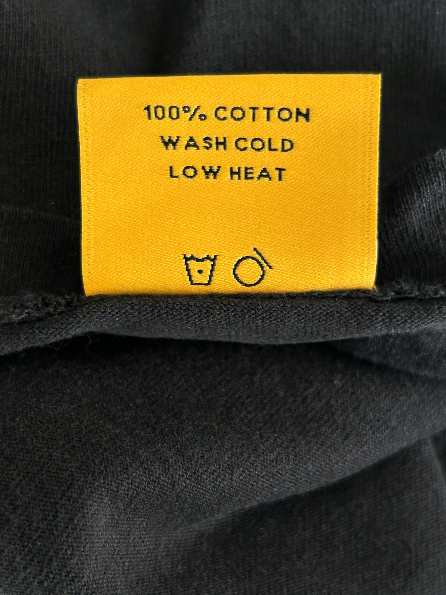 Gallery Dept Black & Yellow Dept Classic Logo T-Shirt