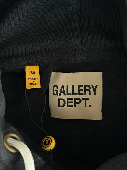 Gallery Dept Black & Yellow Dept Logo Hoodie